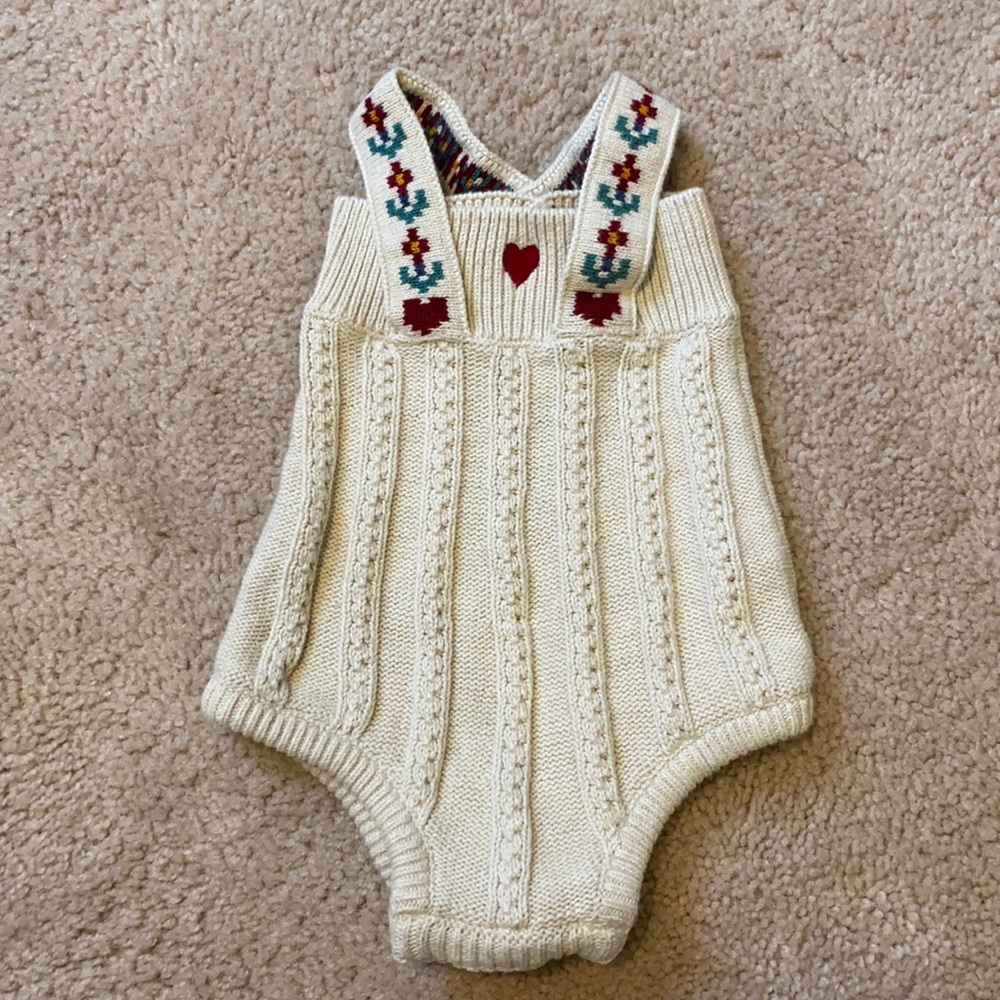 EUC Hanna Andersson Heritage Romper 3-6M
